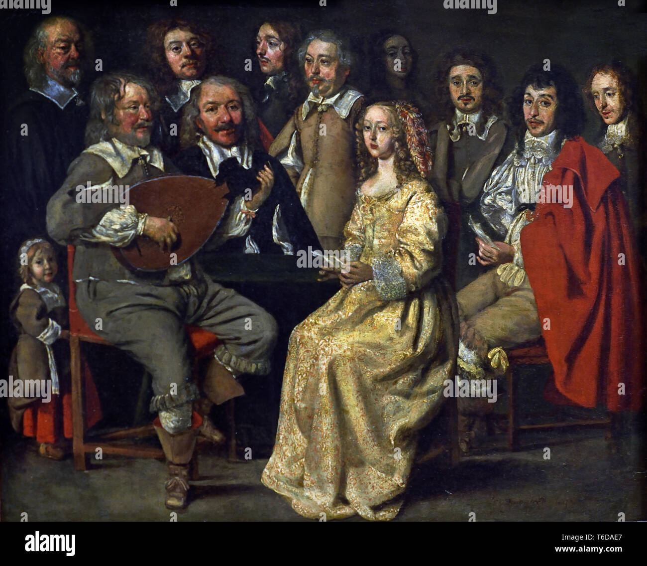 La réunion musicale - encore de réunion 1642 par Antoine LE NAIN 1588 - 1648, Paris, France, en français, Banque D'Images