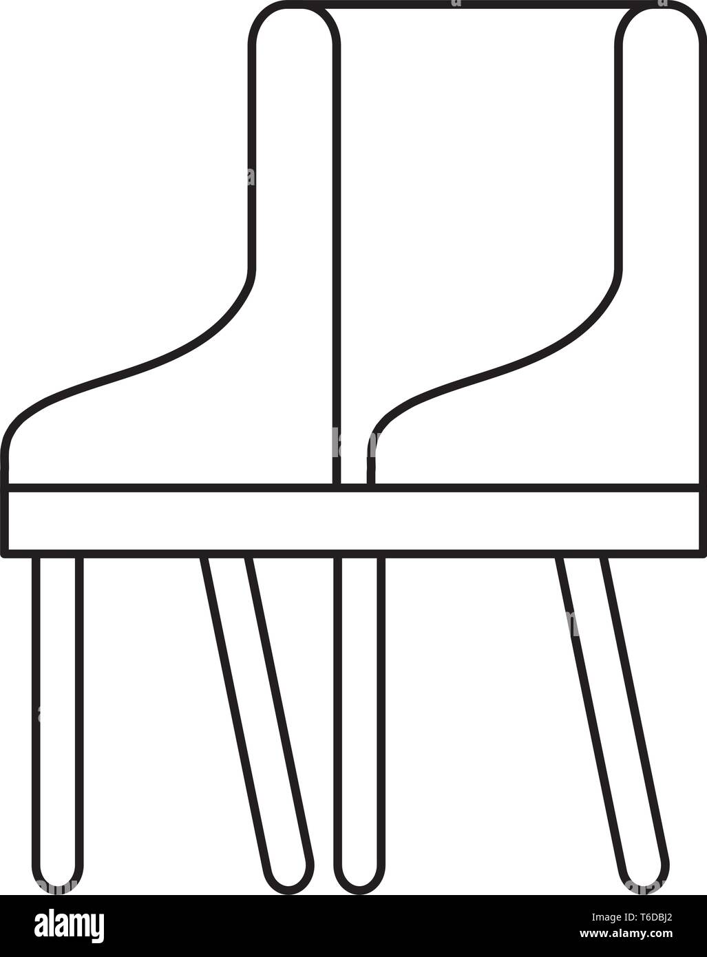 Chaise salle d'attente du vecteur icône illustration design Illustration de Vecteur