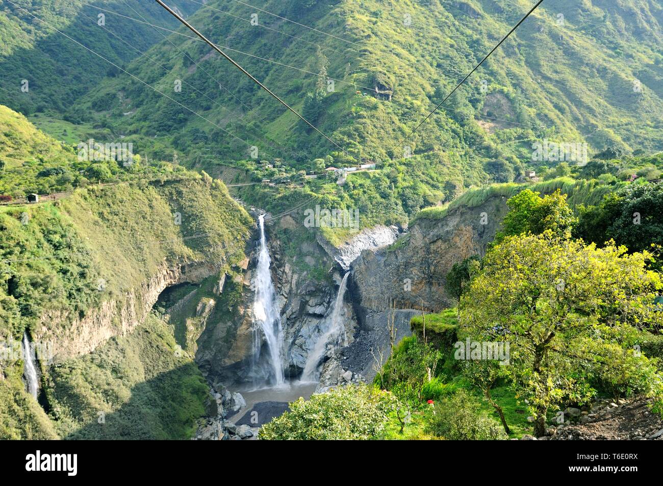 Chute d'Agoyan en Equateur Banque D'Images