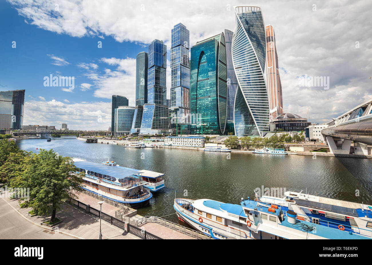 Gratte Ciel de Moscou Centre d'affaires international. Banque D'Images