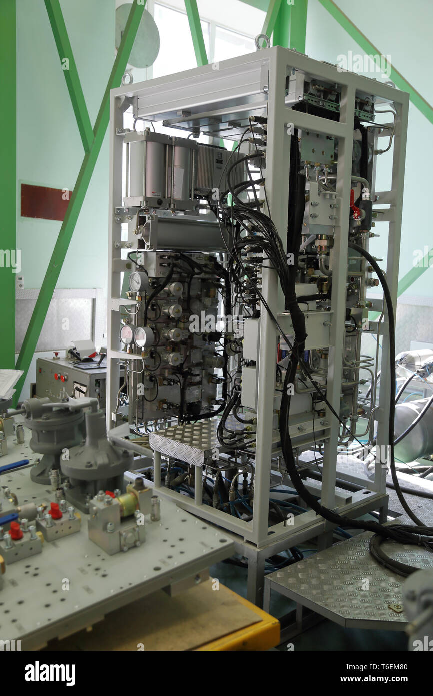 Partie de la système de freinage du train Banque D'Images