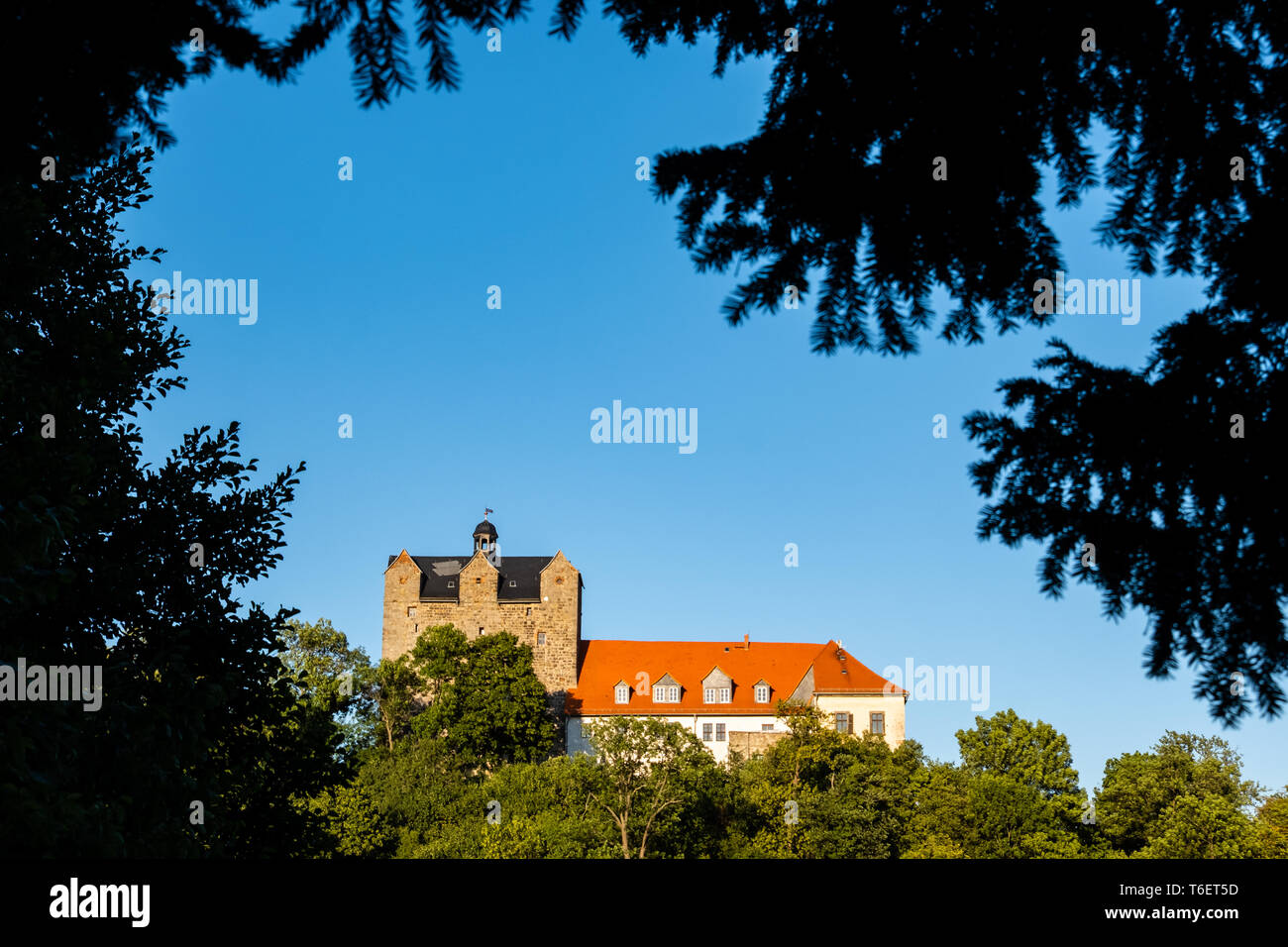 Château Ballenstedt, Saxe-Anhalt, Harz, Allemagne Banque D'Images