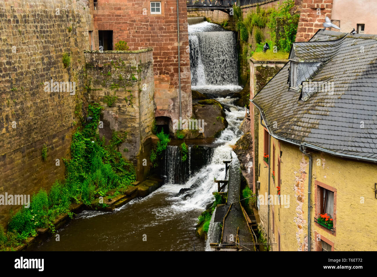 Saarburg ville sur la Moselle Banque D'Images