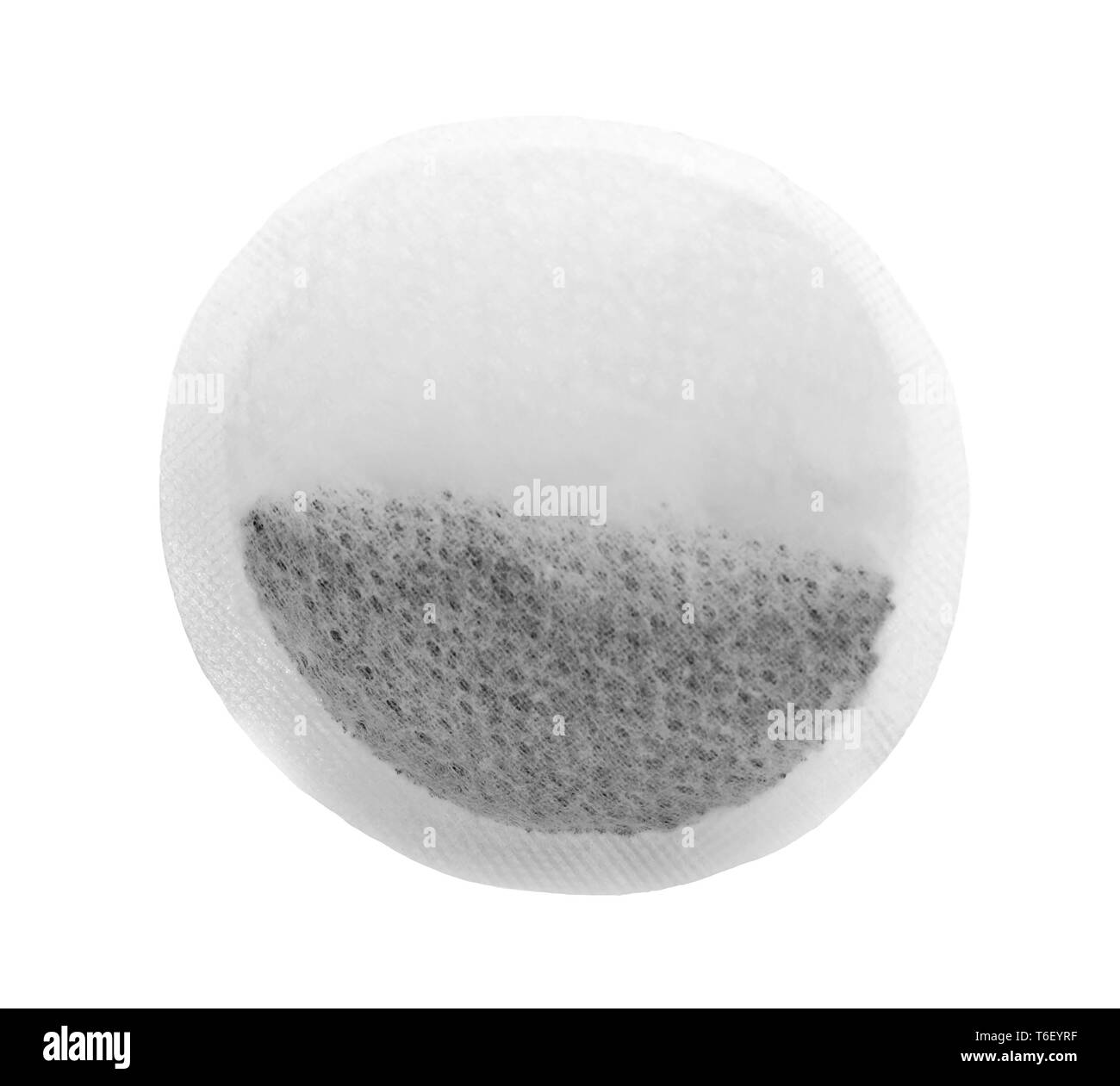 Sachet de thé sur fond blanc Banque D'Images