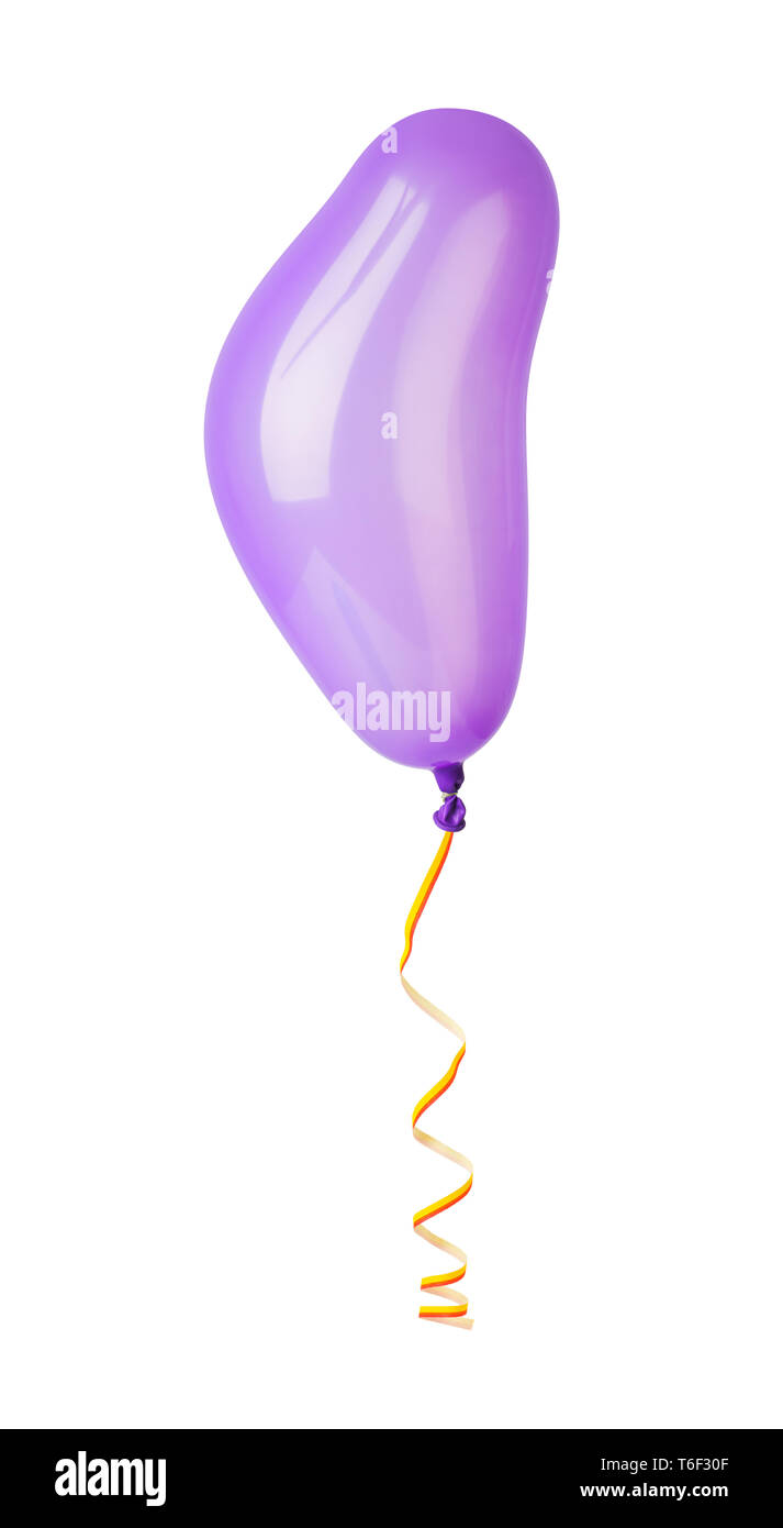 Balloon et streamer Banque D'Images