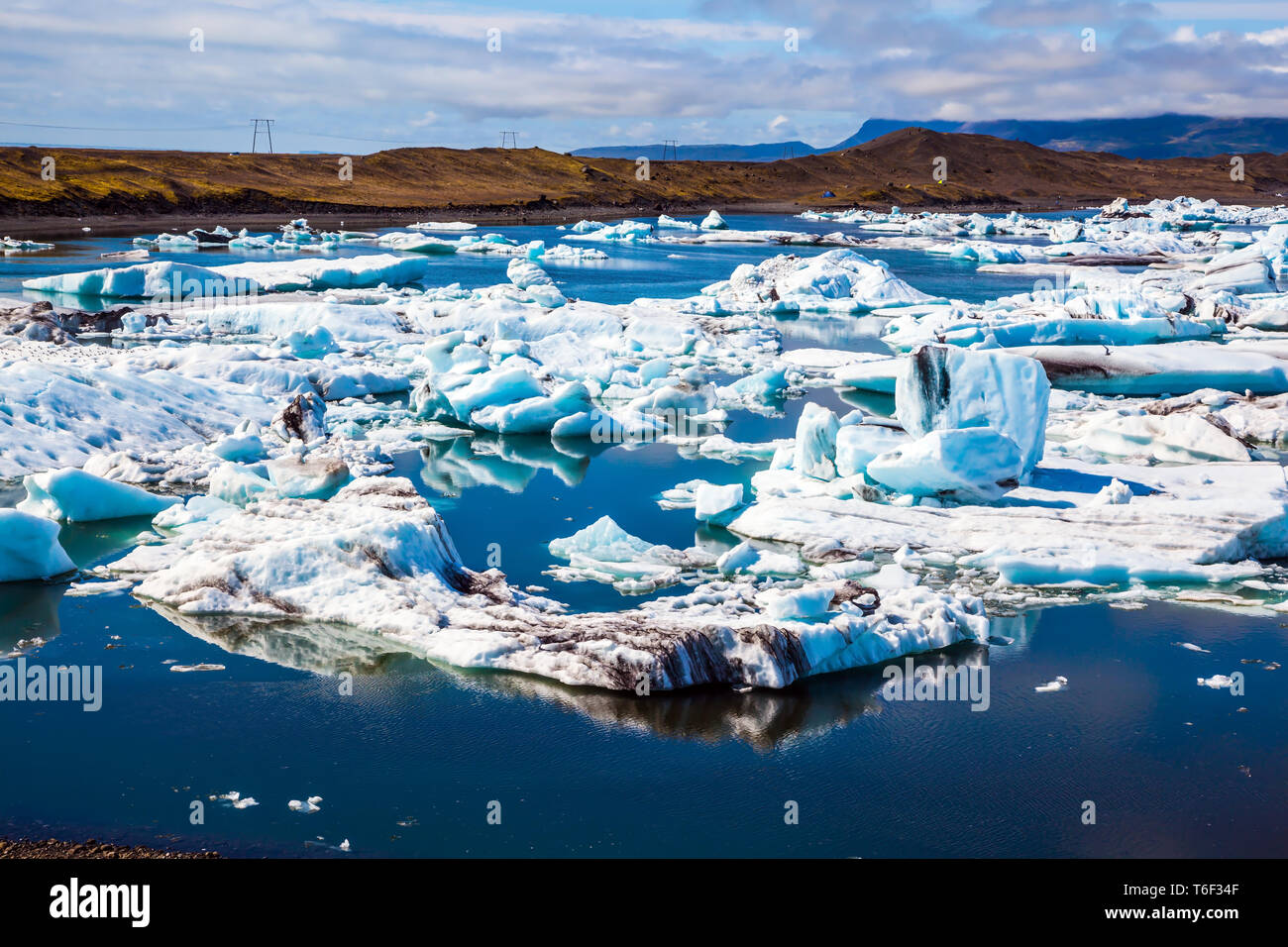 Les icebergs et de la glace Banque D'Images