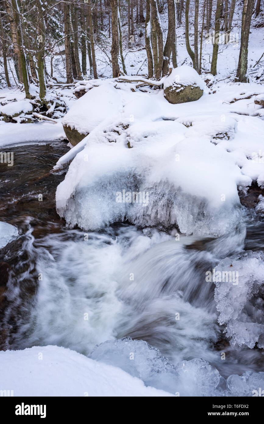 Ilse valley en hiver Banque D'Images