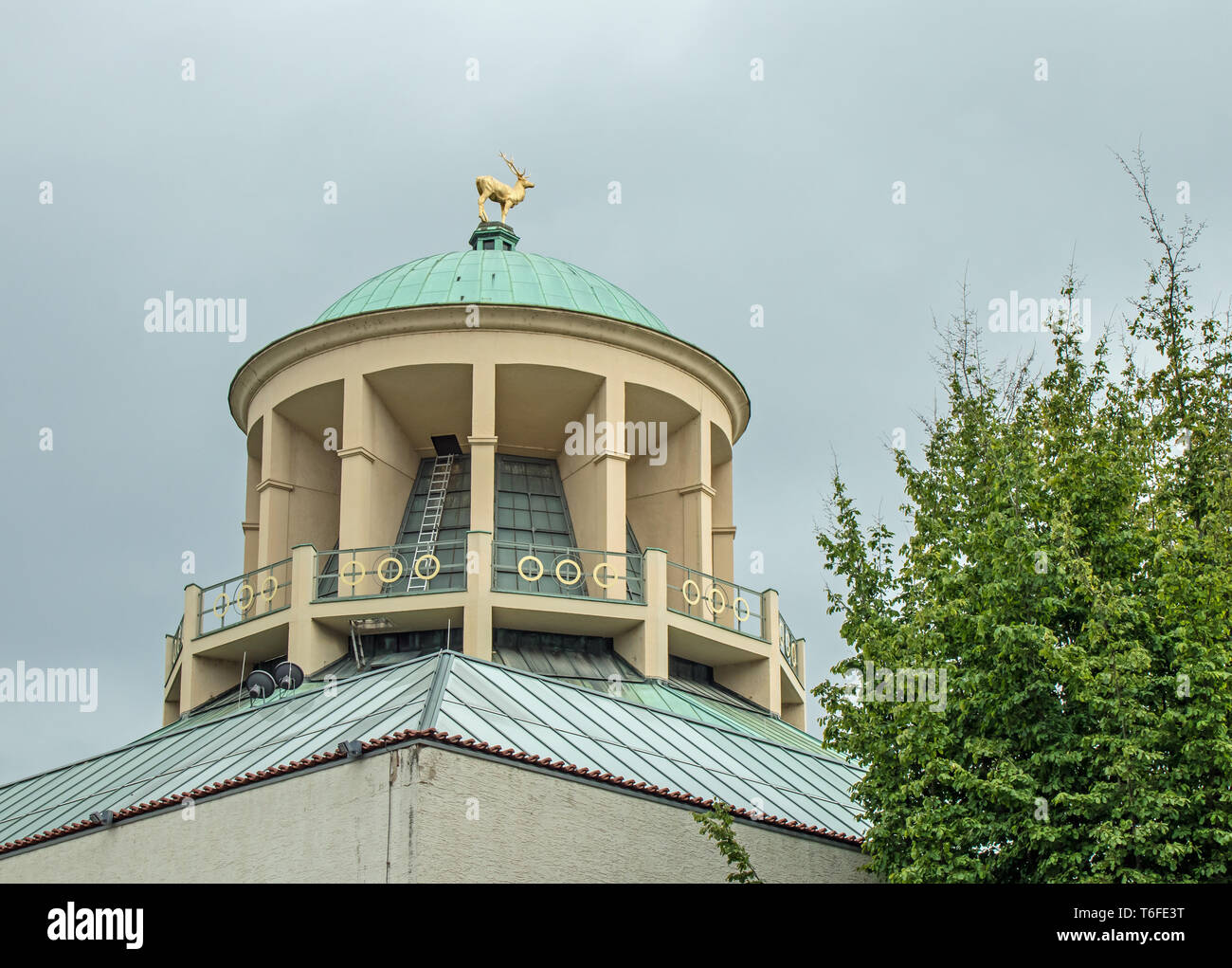 Kunstgebäude 'Art Building' Stuttgart Banque D'Images