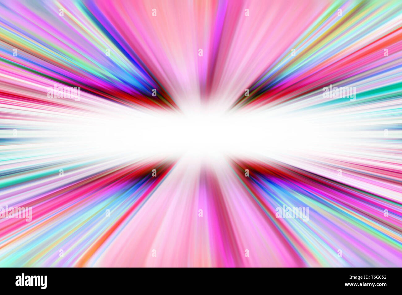 Arrière-plan des sentiers de lumière d'étoile colorée Banque D'Images
