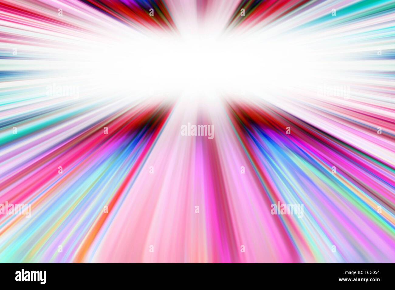 Arrière-plan des sentiers de lumière d'étoile colorée Banque D'Images