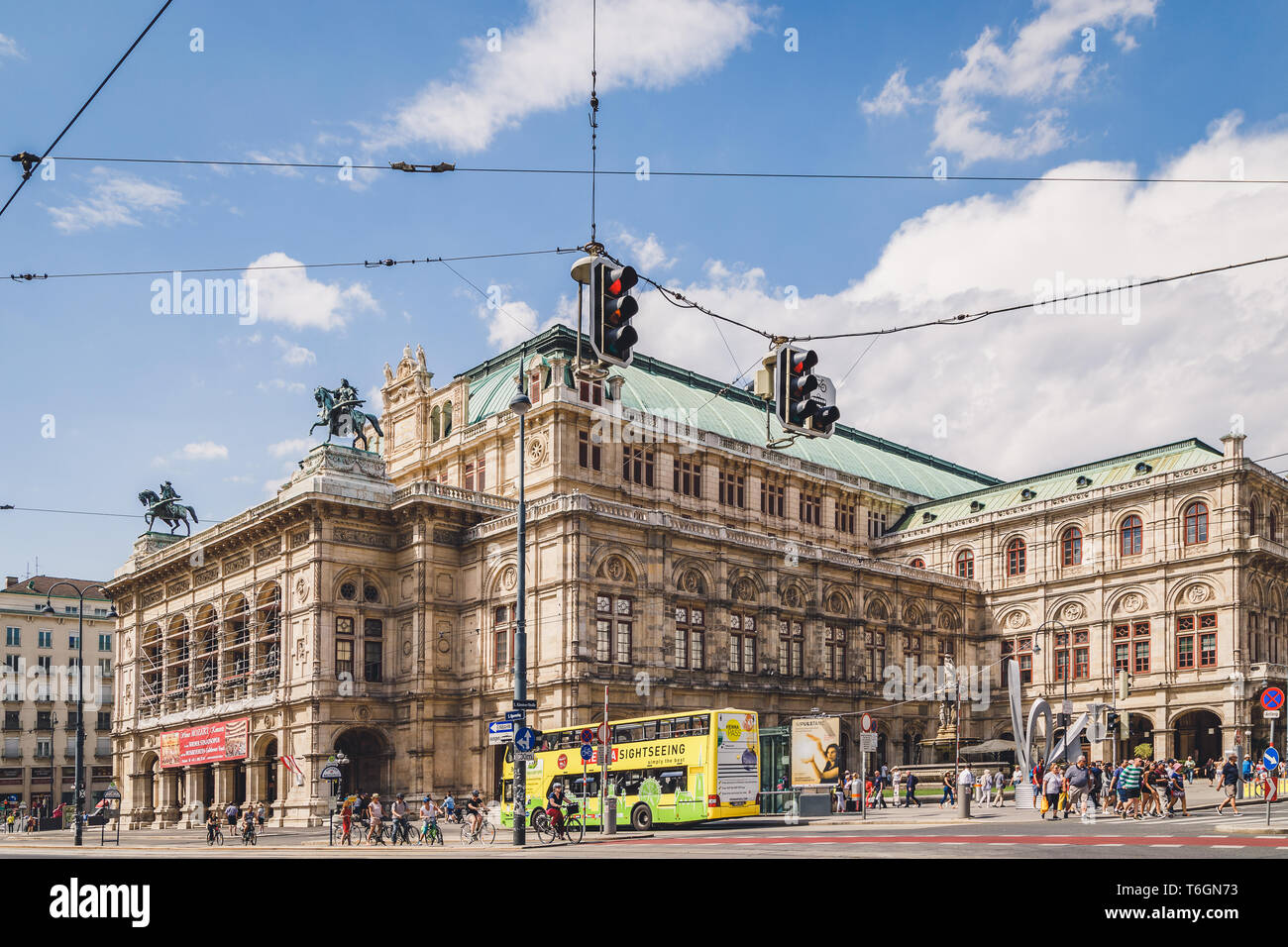 Opéra d'État de Vienne Banque D'Images