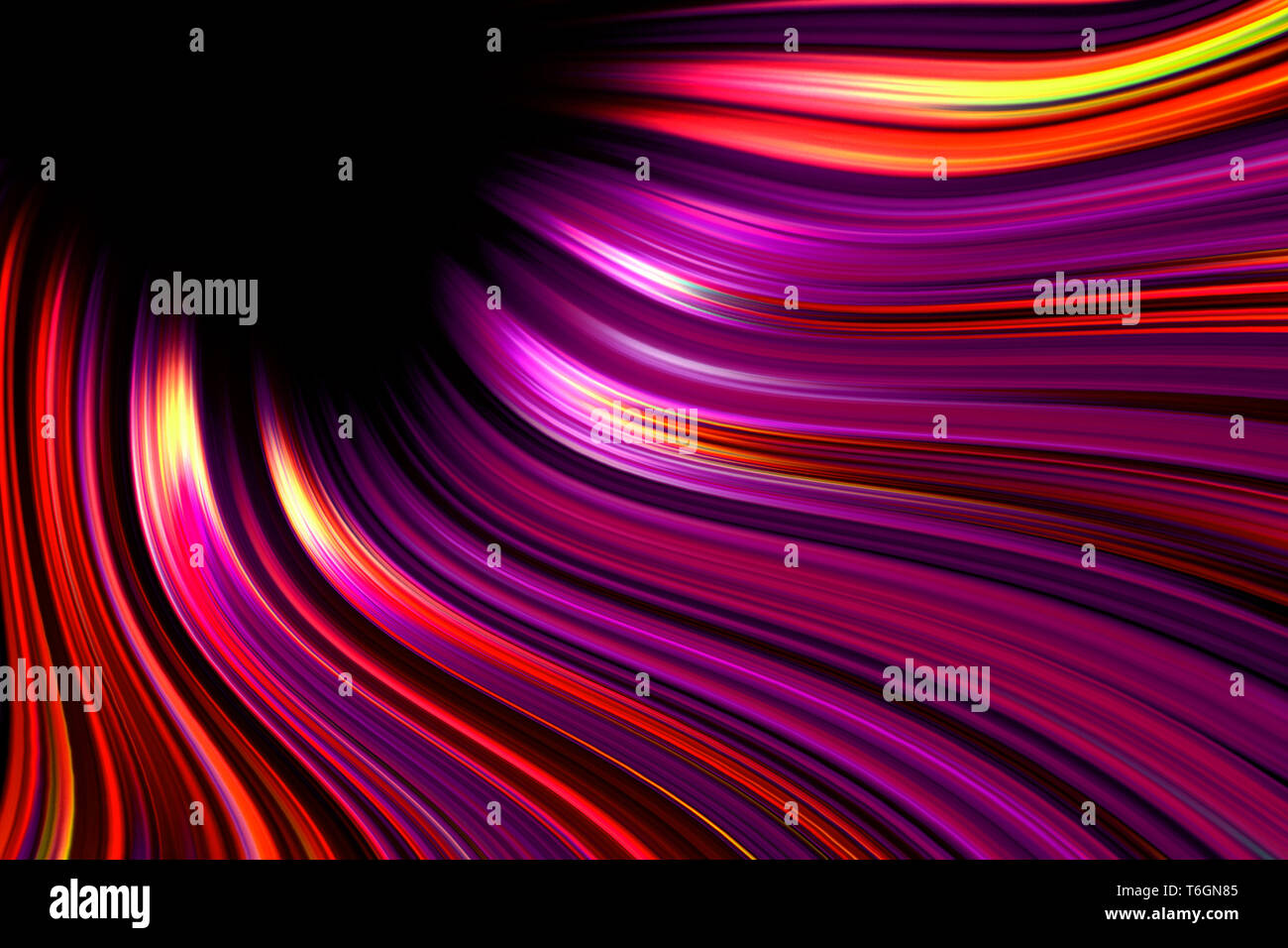 Lumière de fond sentiers tourbillonnant colorés Banque D'Images