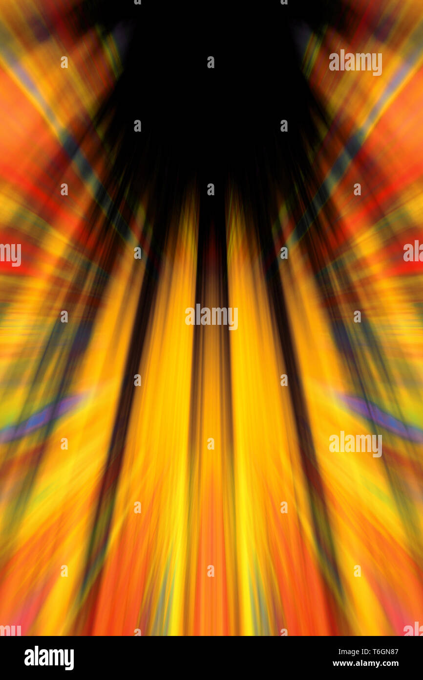 Les faisceaux lumineux colorés fond dynamique Banque D'Images