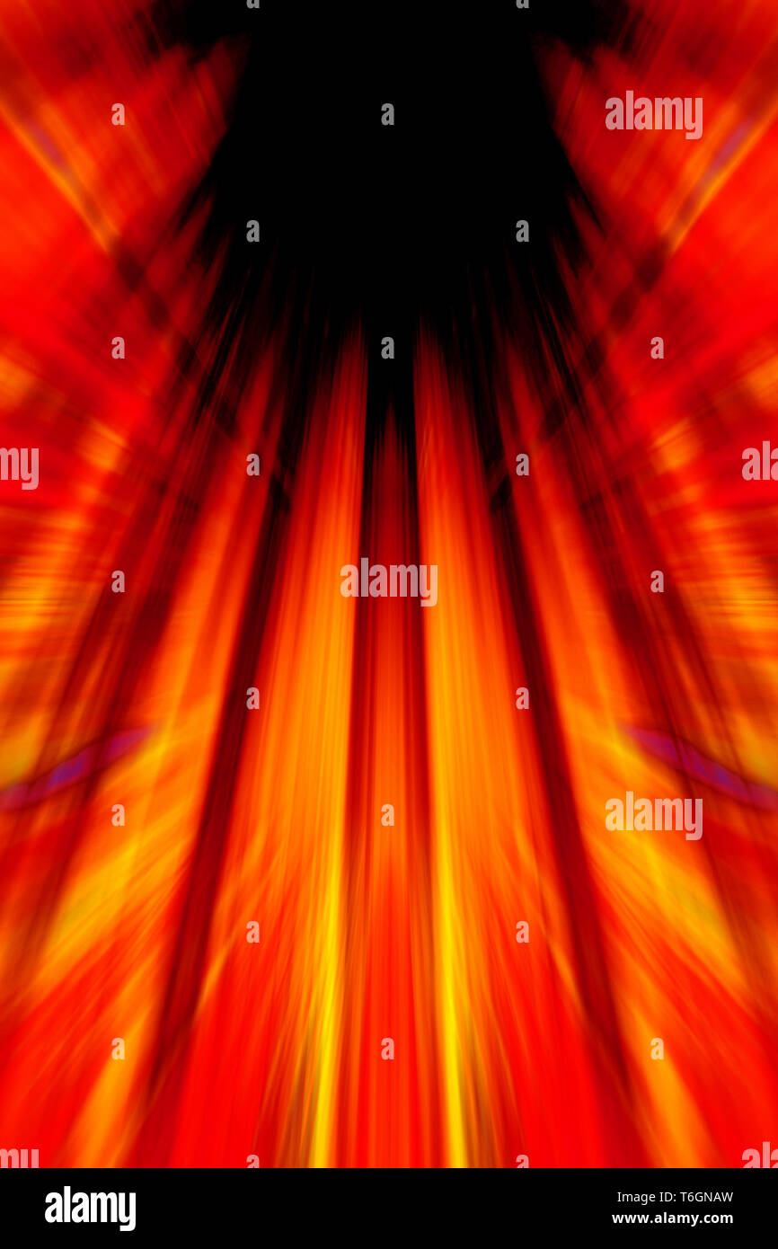 Les faisceaux lumineux colorés fond dynamique Banque D'Images