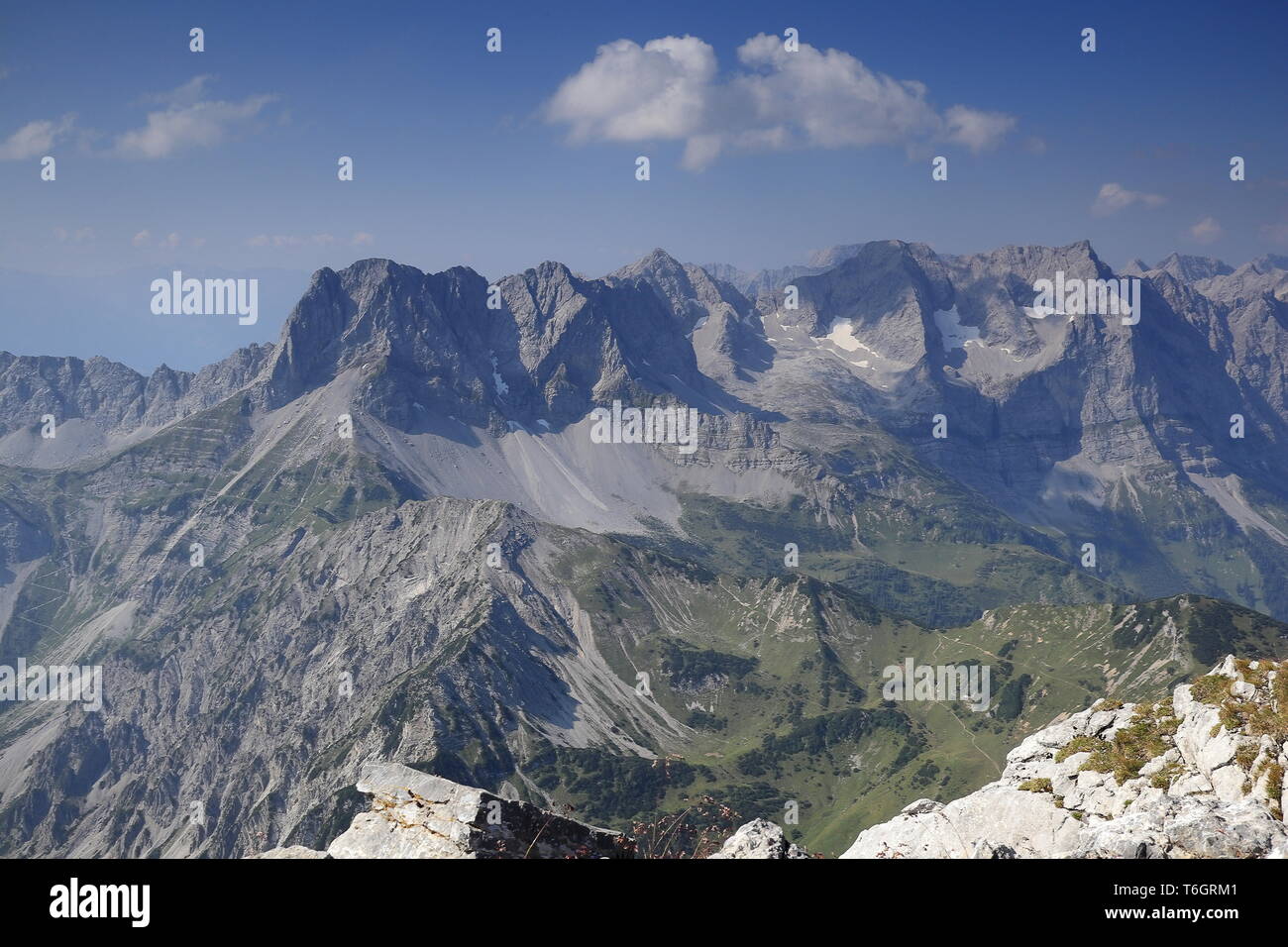 Des pics de montagne en Autriche Banque D'Images