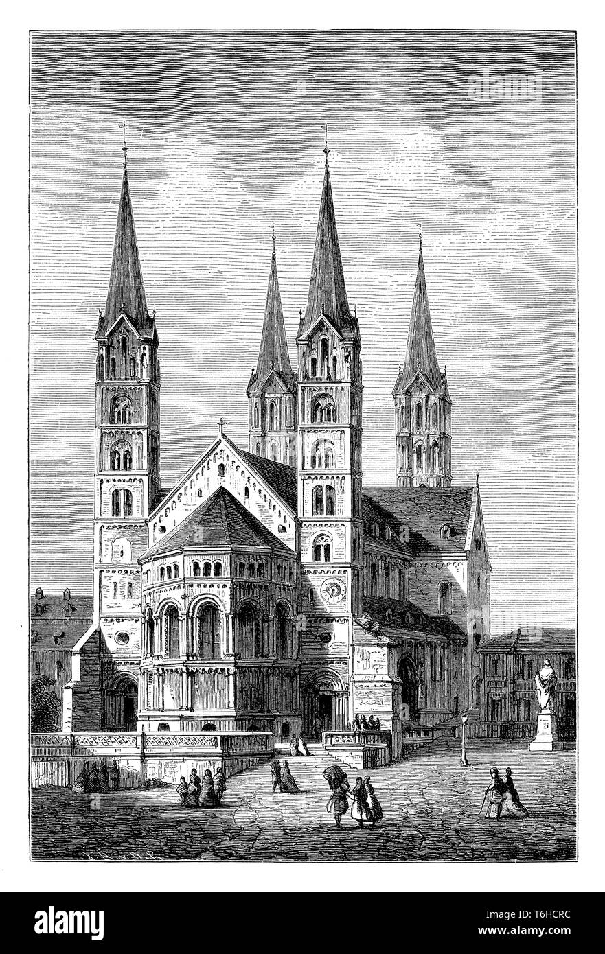 Cathédrale de Bamberg. Tombeau de Henri II, 1899 Banque D'Images