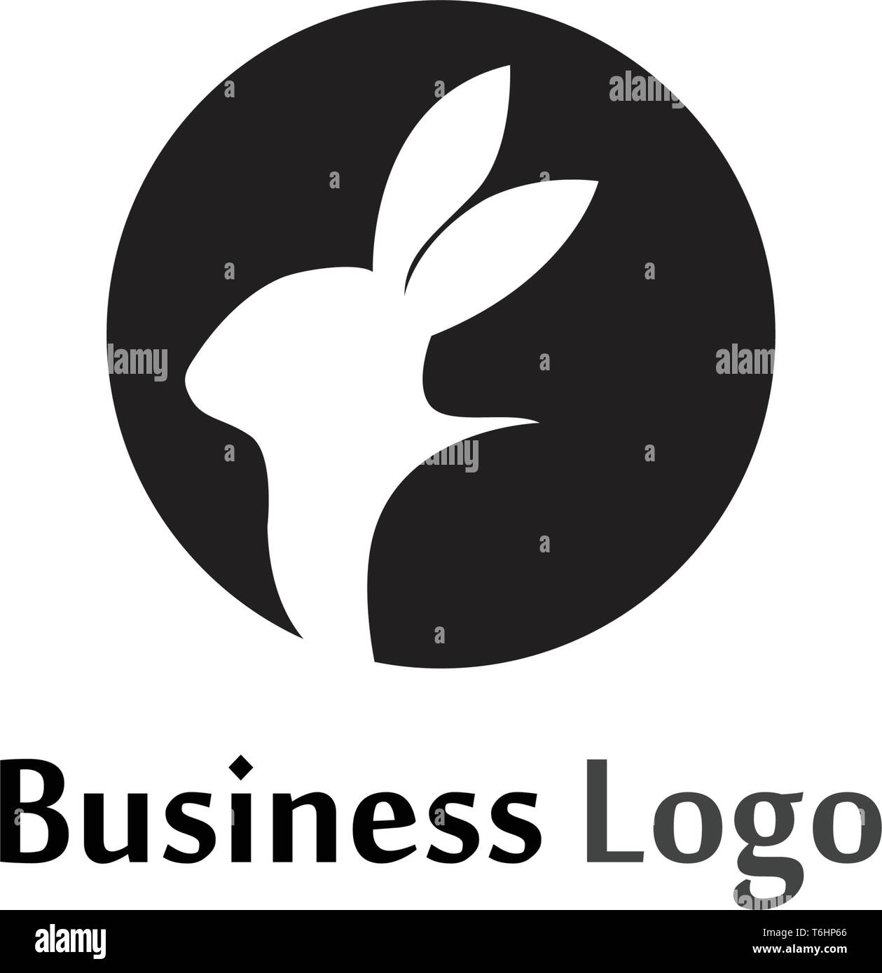 Logo Lapin Vecteur Modele Modele De Conception De L Icone App Image Vectorielle Stock Alamy