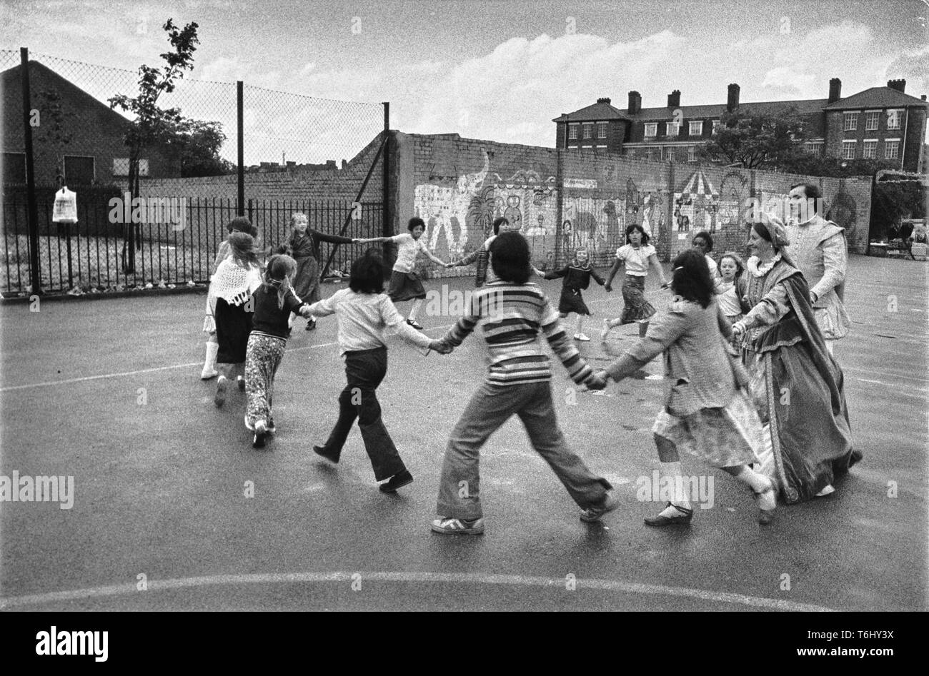 Tower Hamlets 24/7 Ferme Spitalfields funday 1979 Banque D'Images