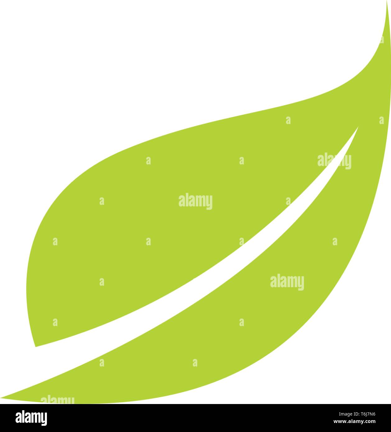 Logos de l'écologie verte des feuilles d'arbre Illustration de Vecteur