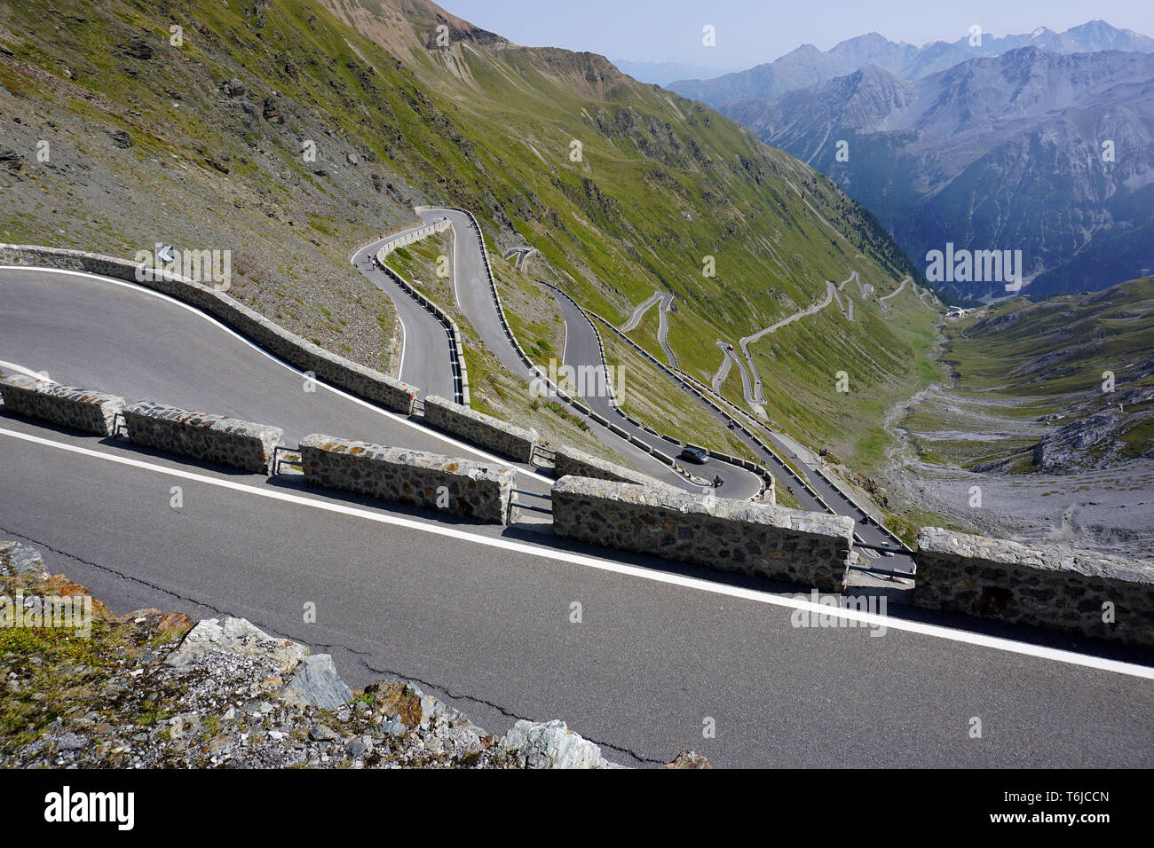 - Col du Stelvio Stilfser Joch, Tyrol du Sud, Italie Banque D'Images