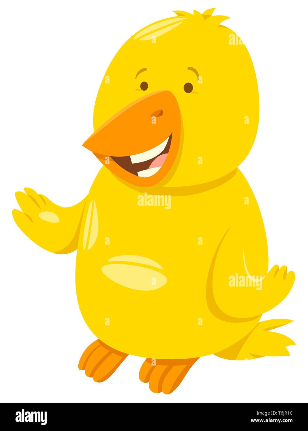 Drôle de caractère esthétique cartoon animal Banque D'Images