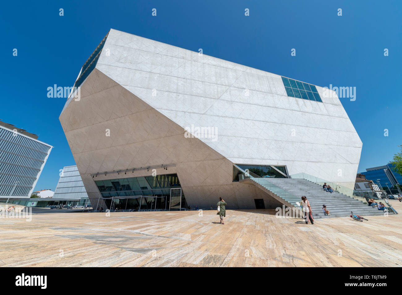 Casa de Musica / Maison de la musique, Porto, Portugal Banque D'Images