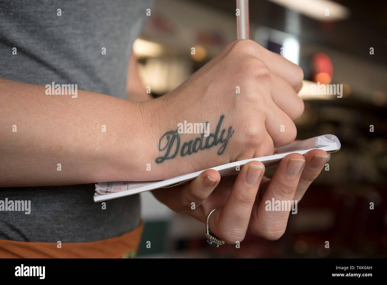 Father Tattoo Banque D Image Et Photos Alamy