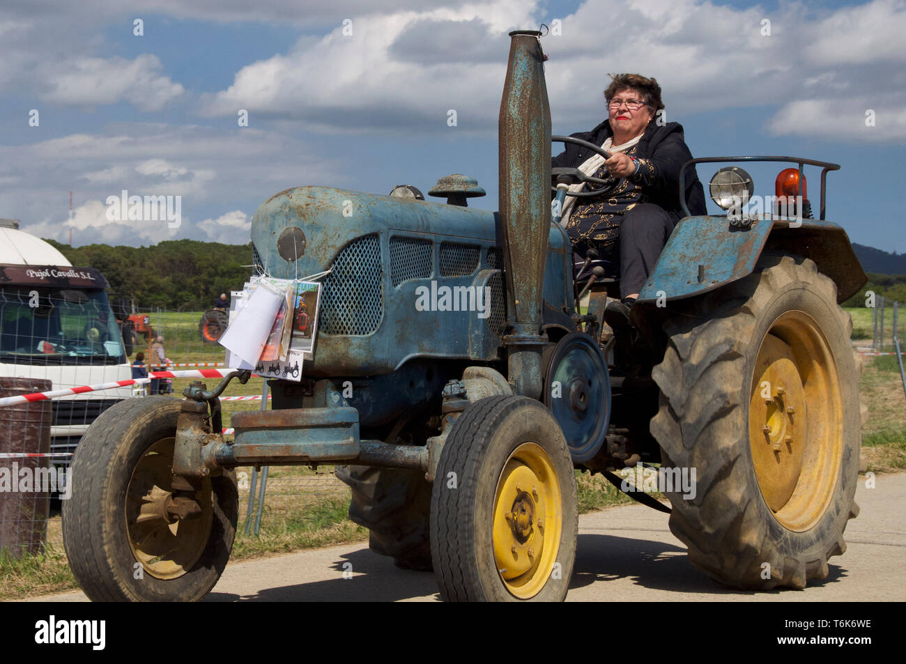 Scène de pays Catalan juste Banque D'Images