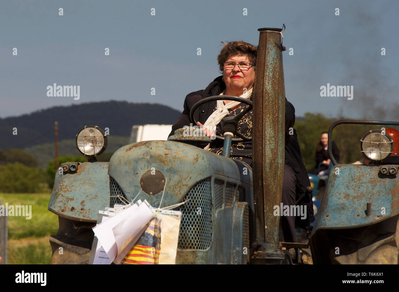 Scène de pays Catalan juste Banque D'Images