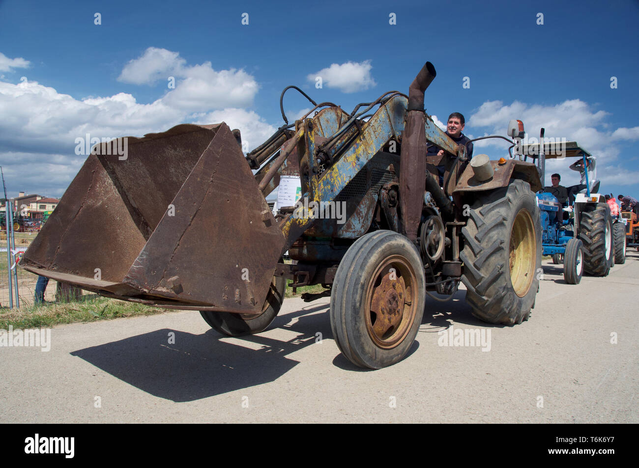 Scène de pays Catalan juste Banque D'Images
