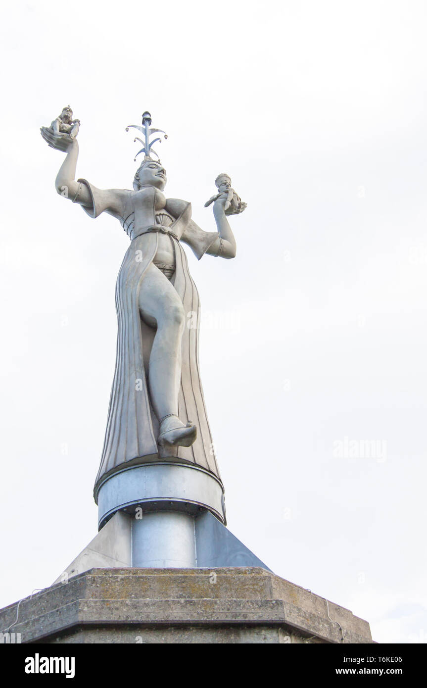 Imperia Constance, sculpture de Peter Lenk Banque D'Images