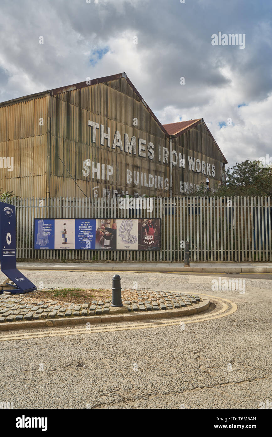 La Thames Ironworks et Shipbuilding Company, Limited Banque D'Images