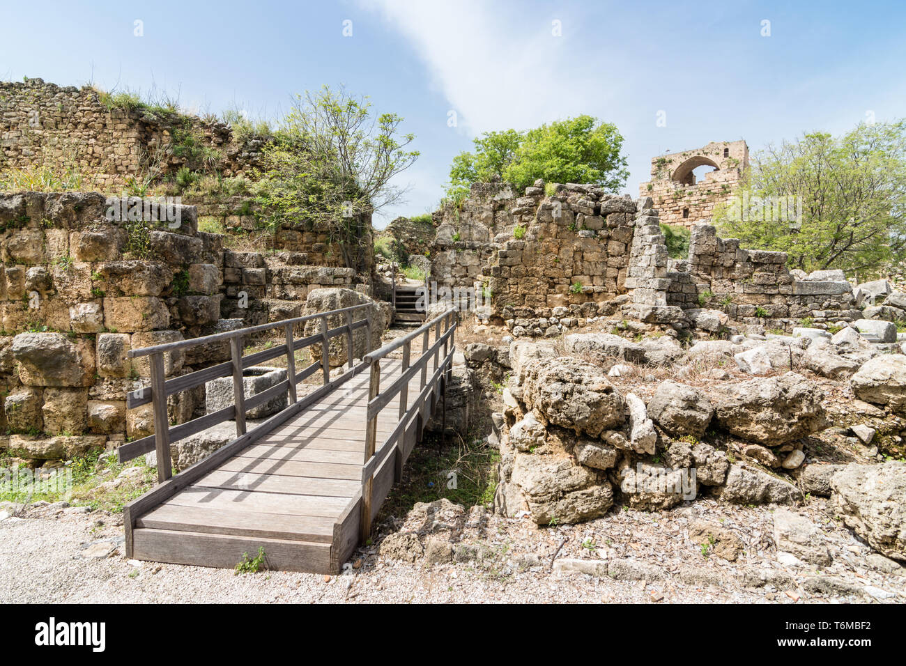 Site archéologique de Byblos, Jbeil, Liban Banque D'Images