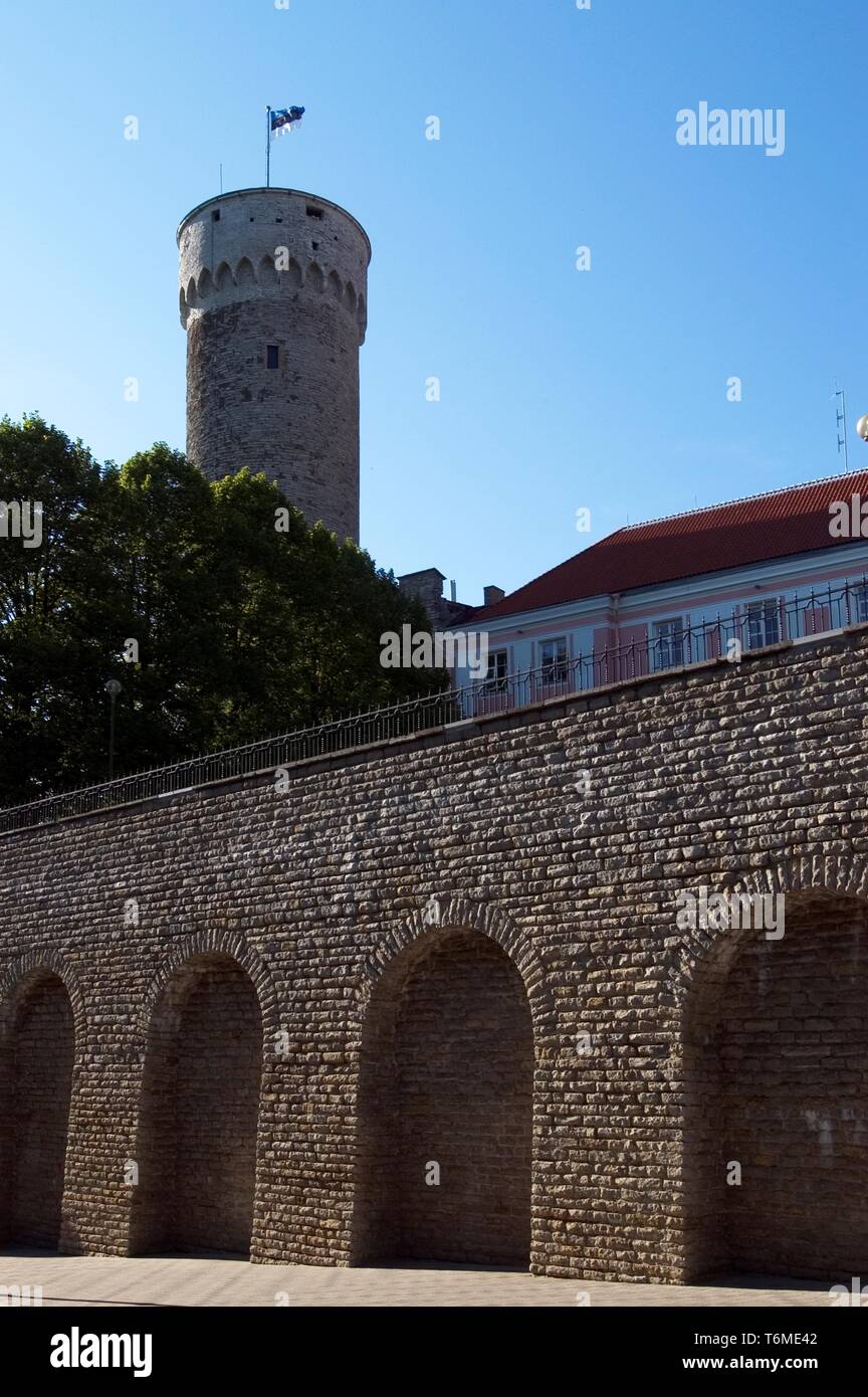 Château de Toompea à Tallinn Banque D'Images