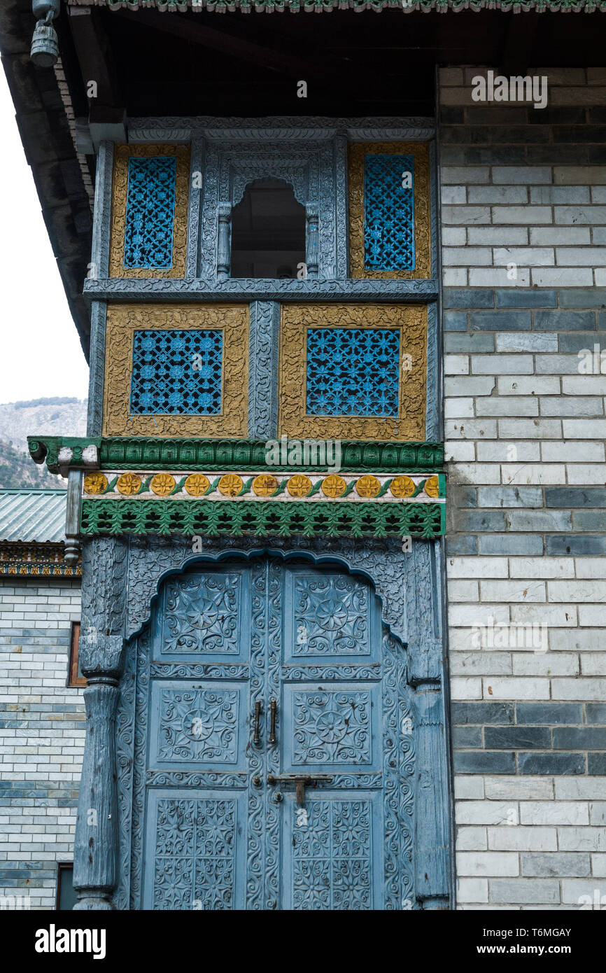 Historique de la dynastie Bushahr Padam Palace à Rampur, Shimla, construit par Padam Singh Banque D'Images