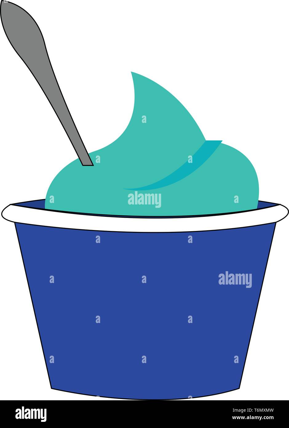 Ice cream illustration vecteur sur fond blanc Illustration de Vecteur