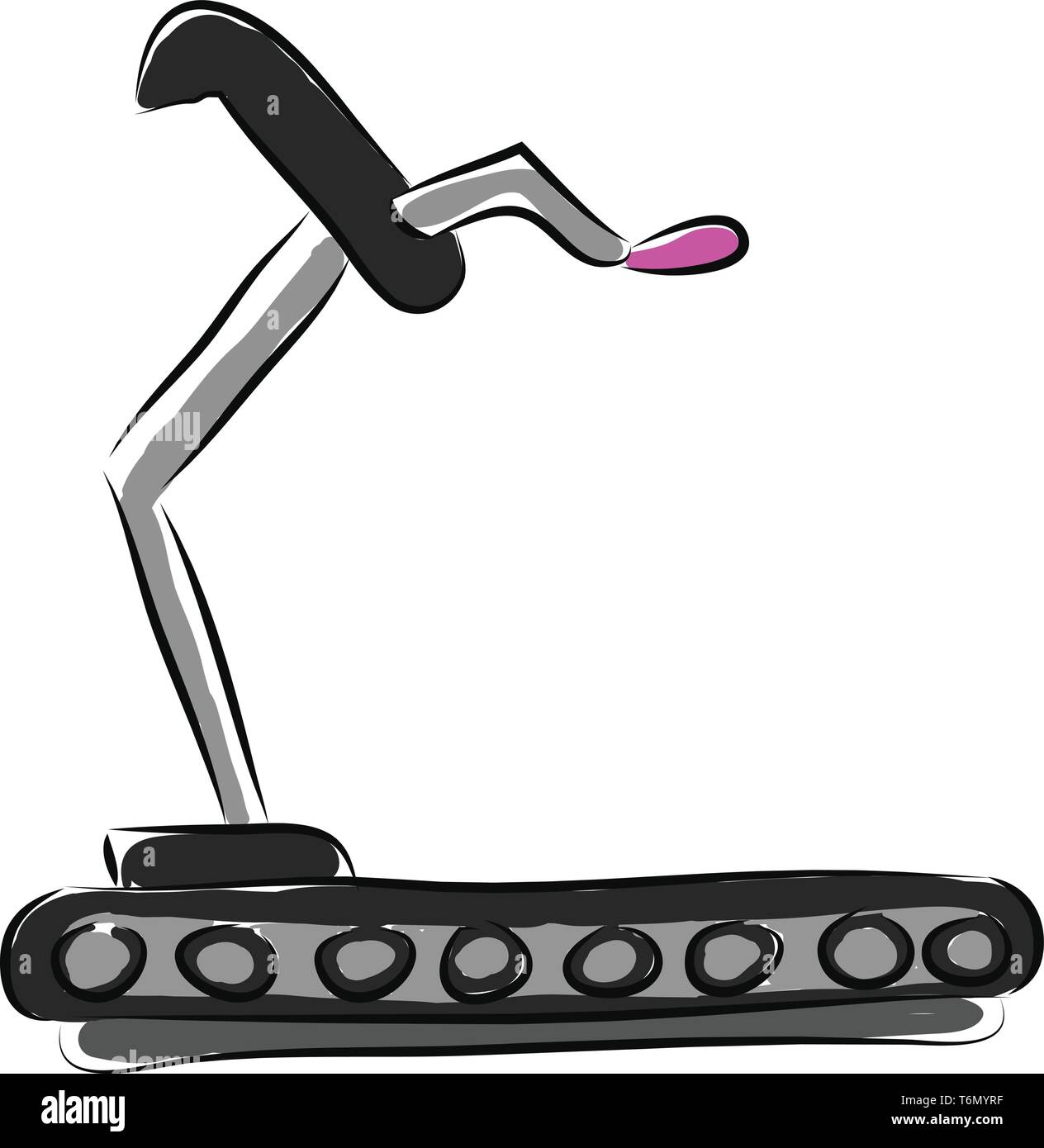 Voie simulateur vecteur illustration sur fond blanc Illustration de Vecteur