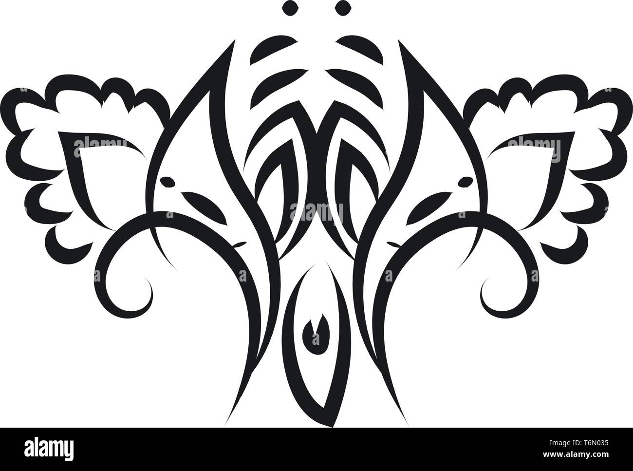 Black floral design décoration unique et différent dans lequel dessin couleur ou de l'illustration vectorielle Illustration de Vecteur Black floral design décoration unique et différent dans lequel dessin couleur ou de l'illustration vectorielle Illustration de Vecteur