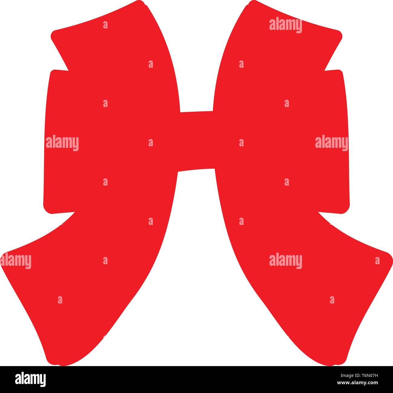 Une couleur rouge arc icône utilisée pour symboliser un arc vector dessin en couleur ou de l'illustration Illustration de Vecteur