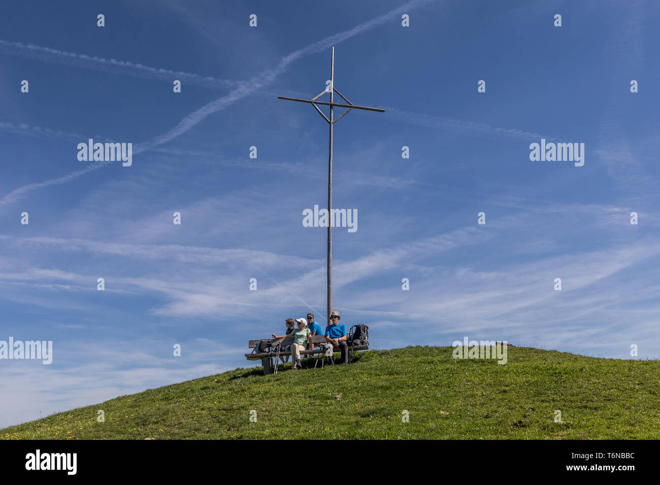 Höhenkreuz, Gummenalp, Nidwald, Suisse, Europe Banque D'Images