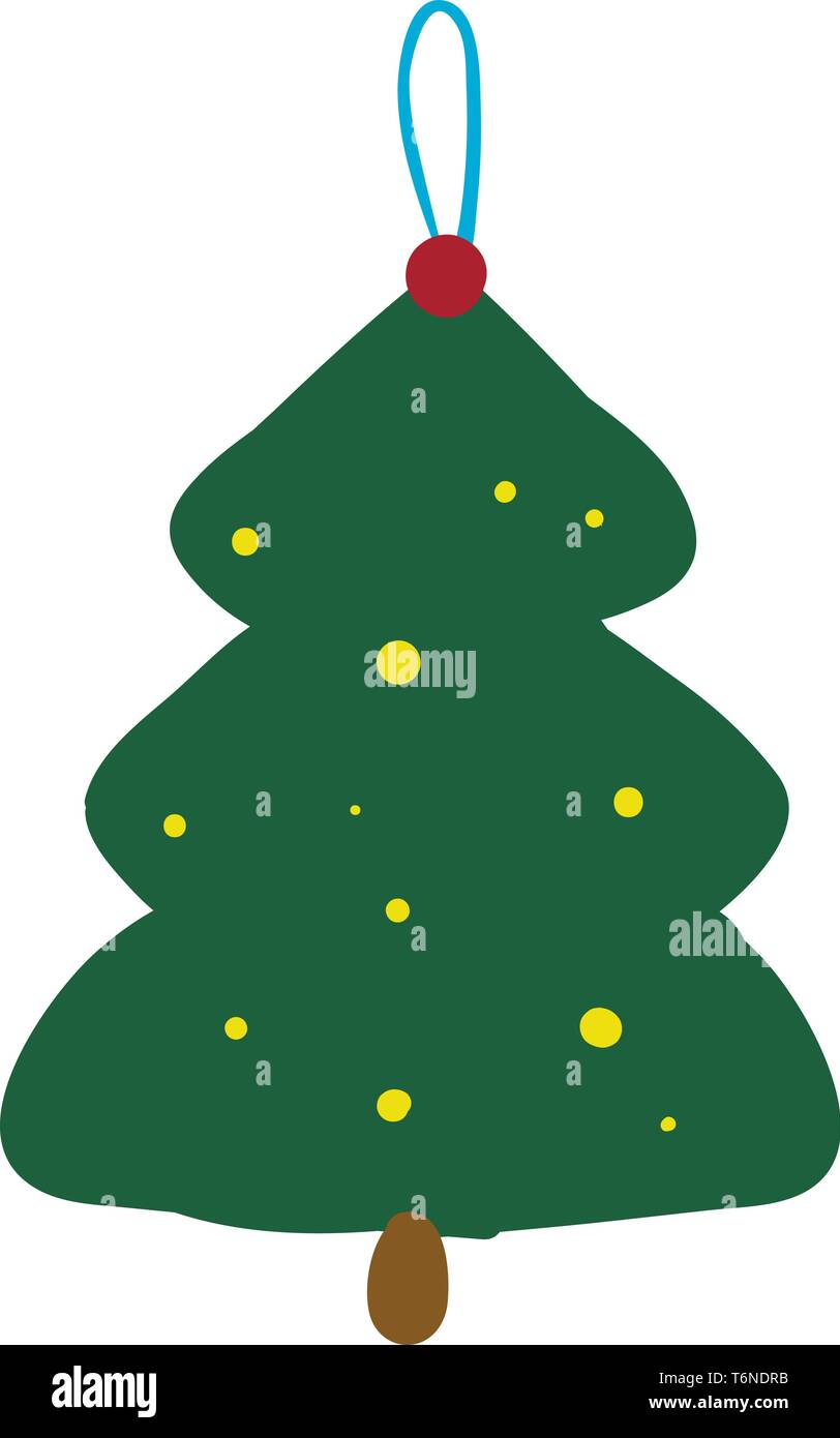 Sapin De Noël Dessin Couleur Un sapin suspendu colorés utilisés pour décorer l'arbre de Noël crée une  ambiance festival dessin couleur ou de l'illustration vectorielle Image  Vectorielle Stock - Alamy