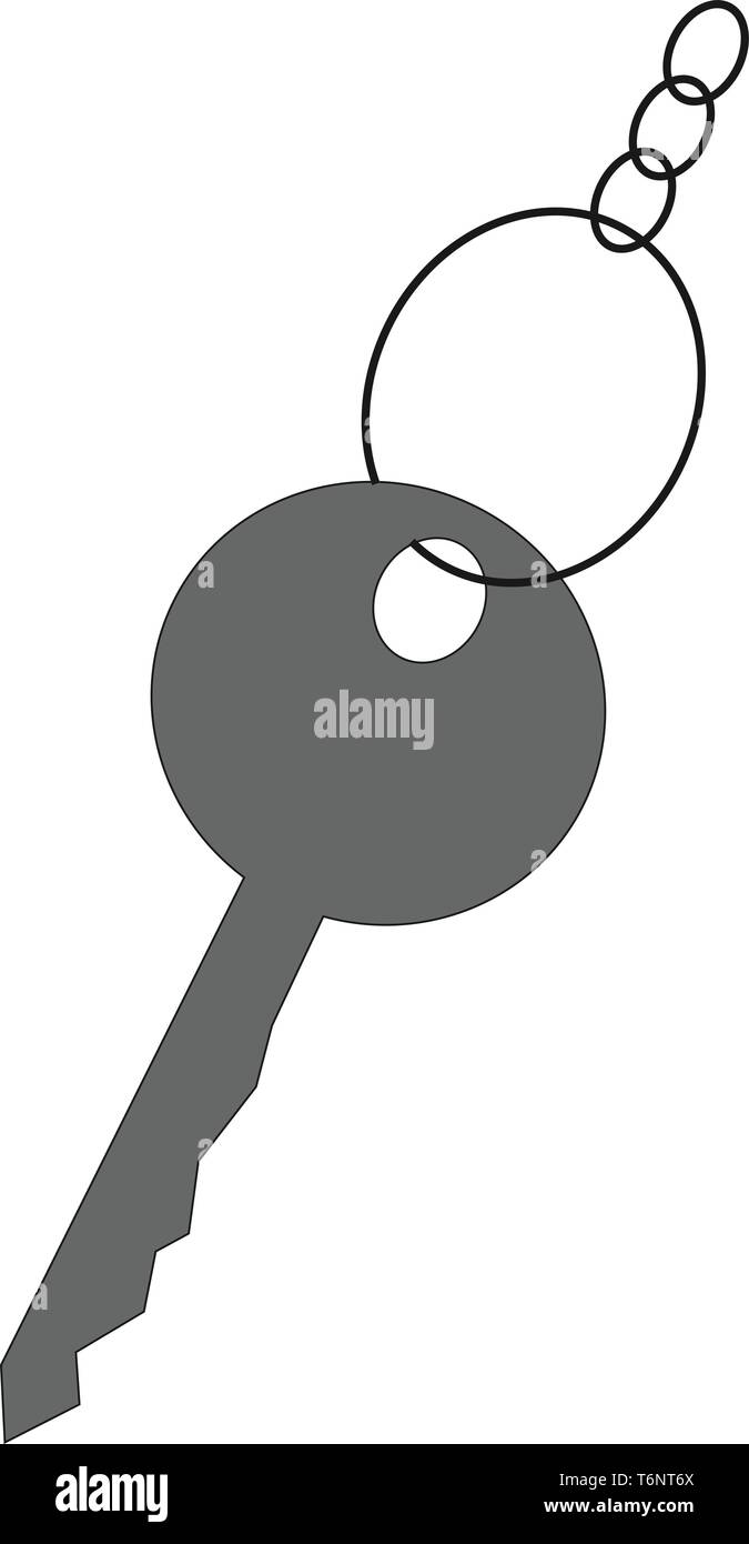 Une touche de gris avec des trous d'un seul côté et un anneau métallique de couleur ou de dessin vectoriel illustration Illustration de Vecteur