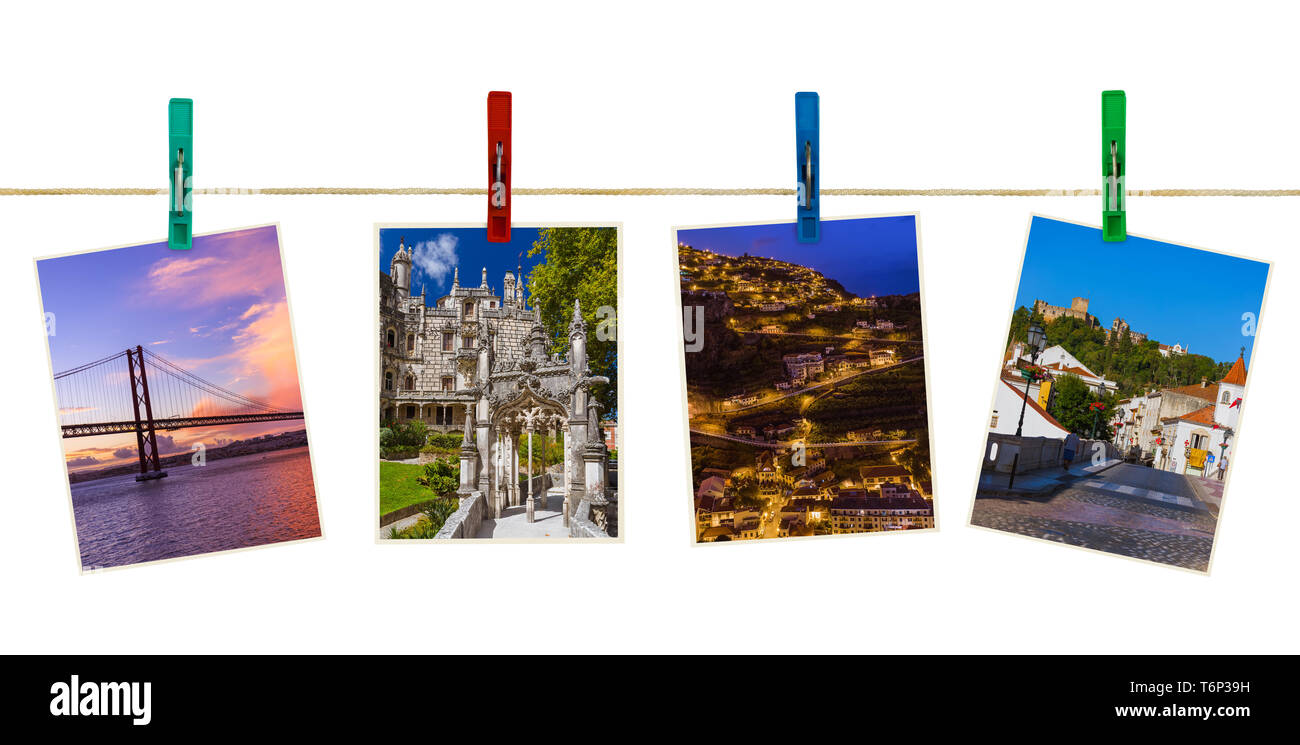 Portugal billet d'images (mes photos) sur des clothespins Banque D'Images