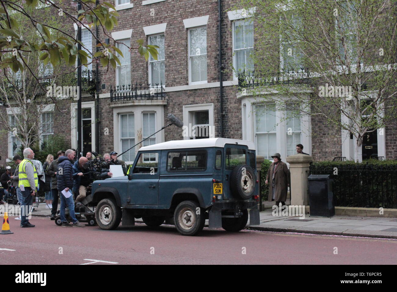 Newcastle Upon Tyne, au Royaume-Uni. 1er mai 2019. Brenda Blethyn tournage de DCI Vera Stanhope en le British Crime Drama series pour dixième saison à Jesmond, Newcastle upon Tyne Crédit : DavidWhinham/Alamy Live News Banque D'Images