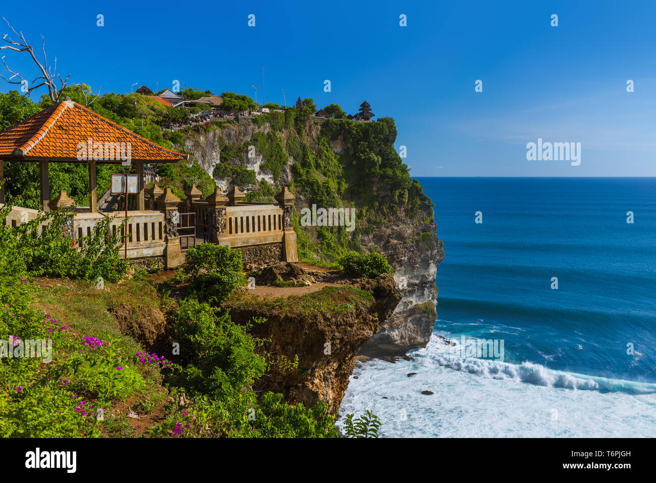 Temple d'Uluwatu à Bali Indonésie Banque D'Images