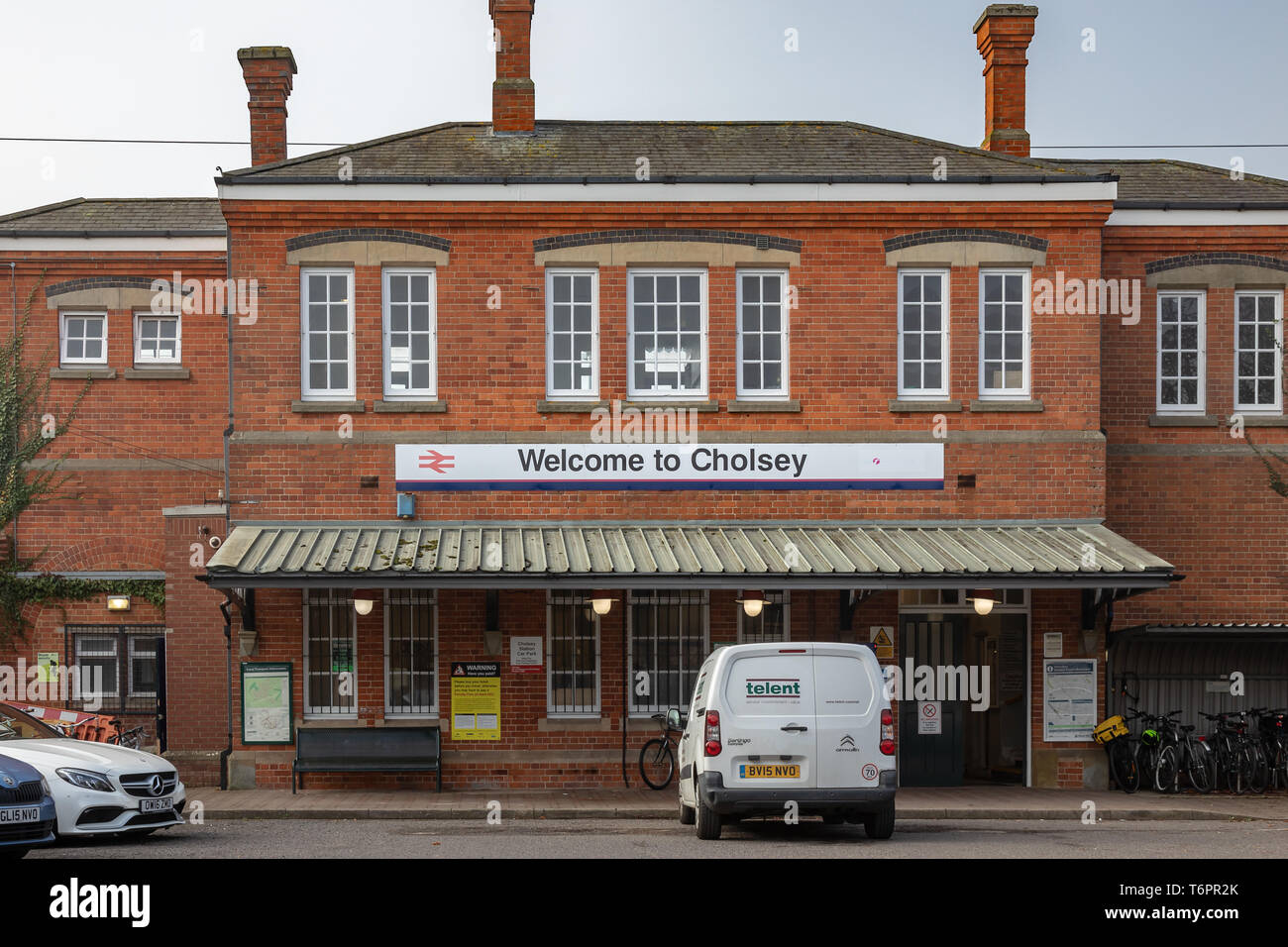 Fontenoille gare, Fontenoille, South Oxfordshire, Angleterre, RU Banque D'Images