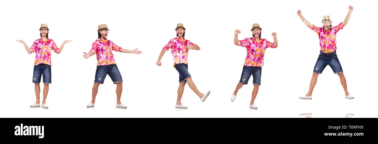 Funny'isolated on white Banque D'Images