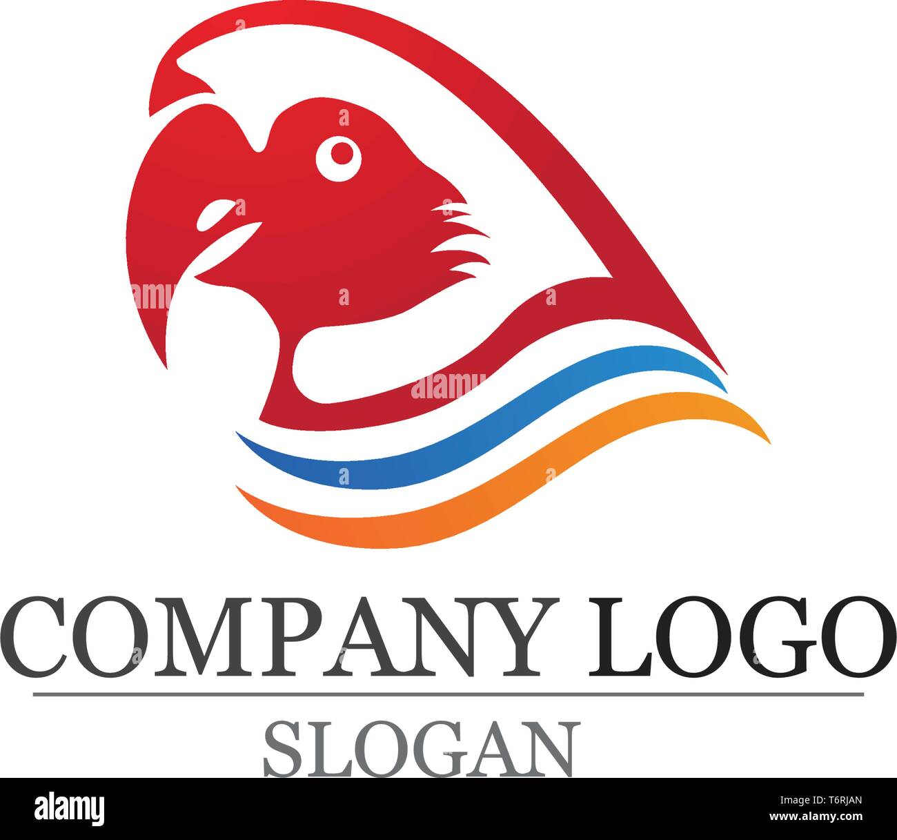 Modèle Logo Hummingbird Illustration de Vecteur