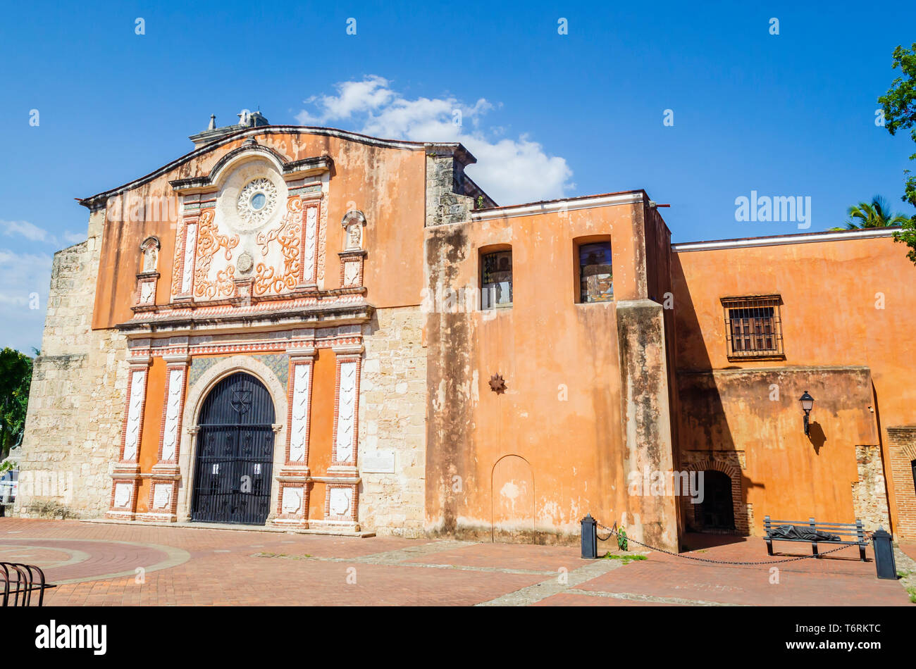 L'Église et le couvent des Dominicains est le plus ancien édifice catholique dans le Continent américain, qui était le premier dans le Nouveau Monde et en République domi Banque D'Images