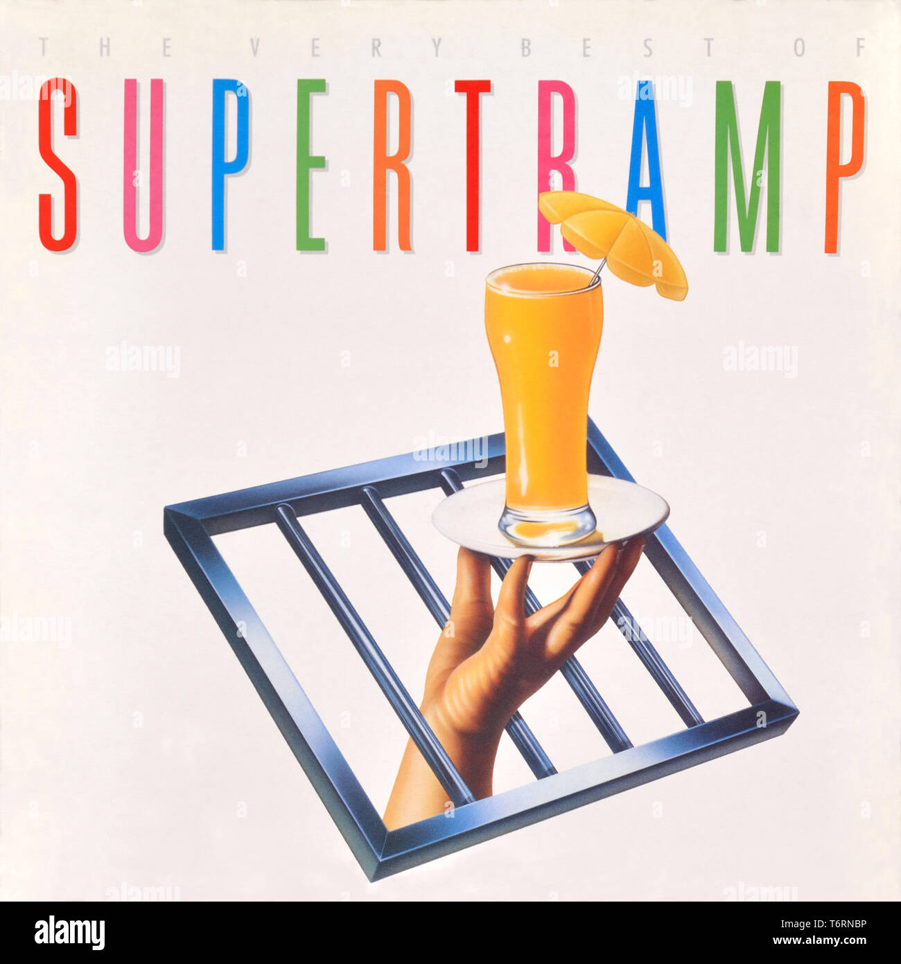 Supertramp - couverture originale de l'album en vinyle - The Very Best of Supertramp - 1990 Banque D'Images